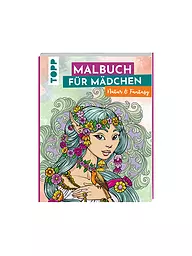 TOPP / FRECH VERLAG | Libro para colorear para niñas Naturaleza y fantasía | Sin color