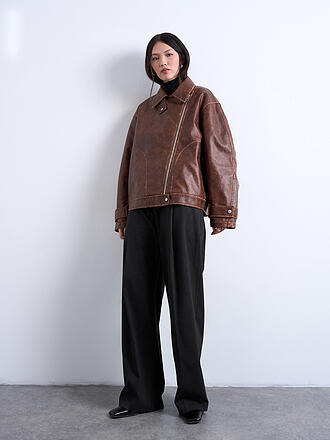 TOPSHOP | Chaqueta de efecto cuero TSELIZABETH