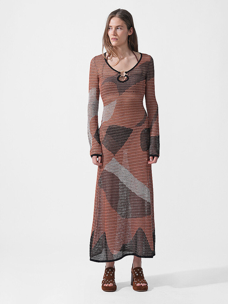 Topshop Maxivestido naranja M