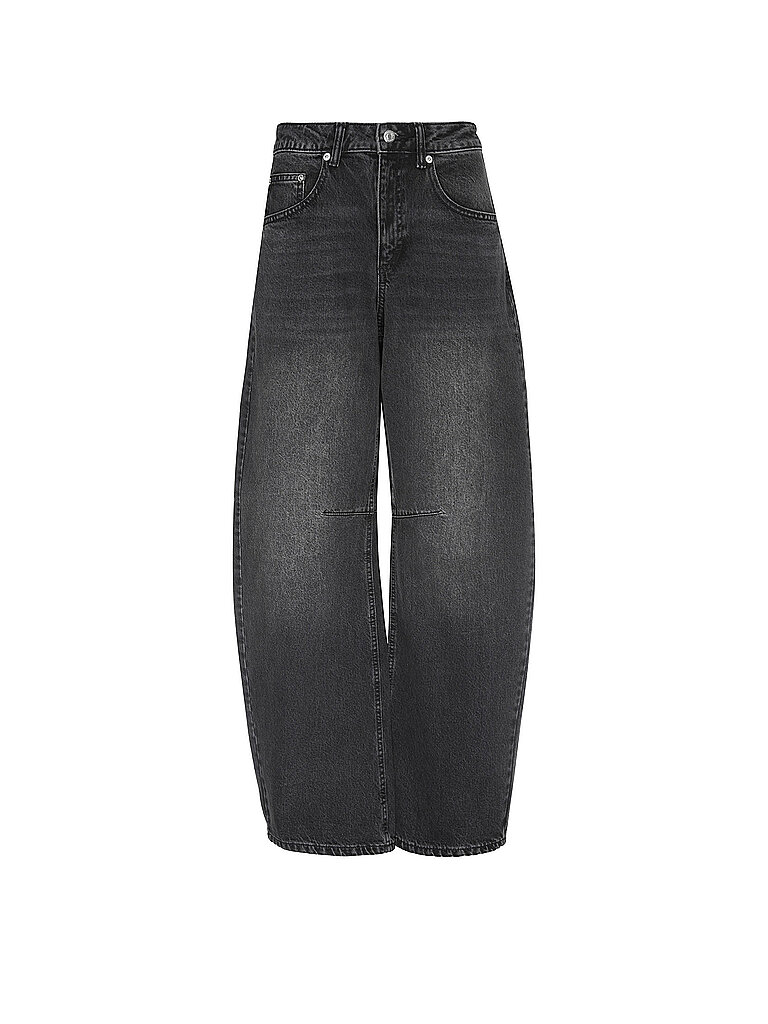 Topshop Jeans Balloon Fit TSBARREL negro