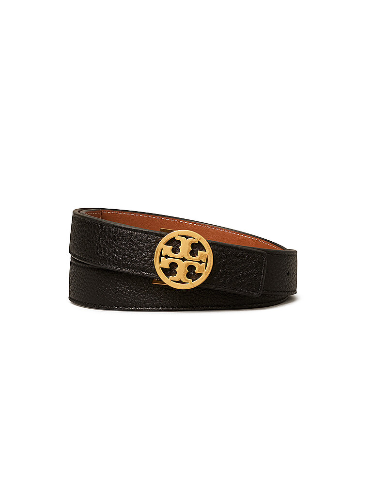 Cinturón reversible de cuero MILLER negro XS