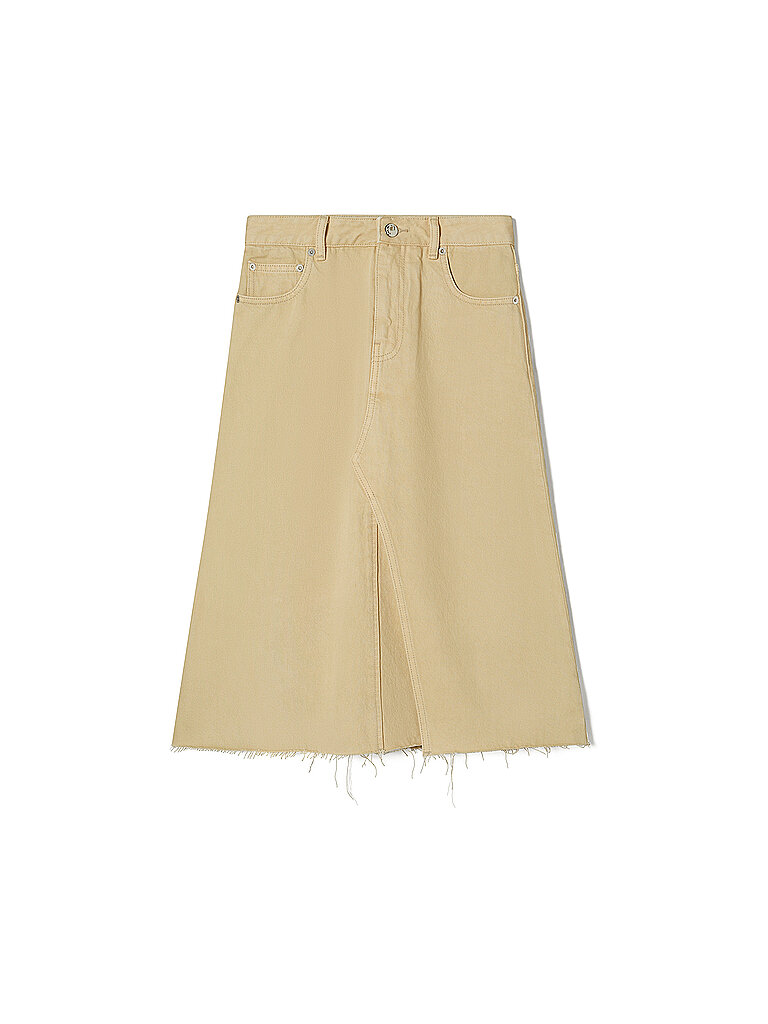 Tory Burch Falda vaquera beige 36