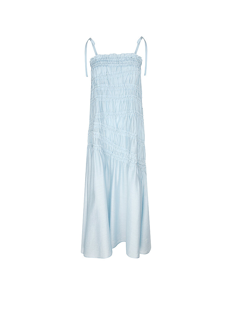 Midikleid azul claro XS