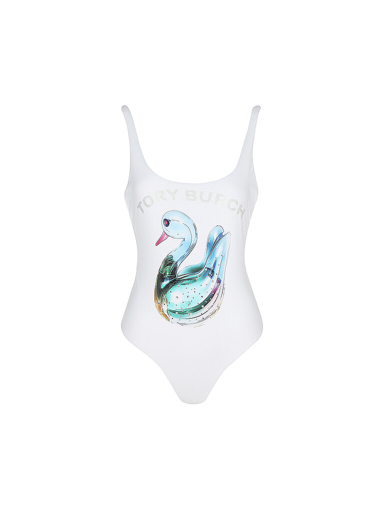 Tory Burch Bañador blanco XL