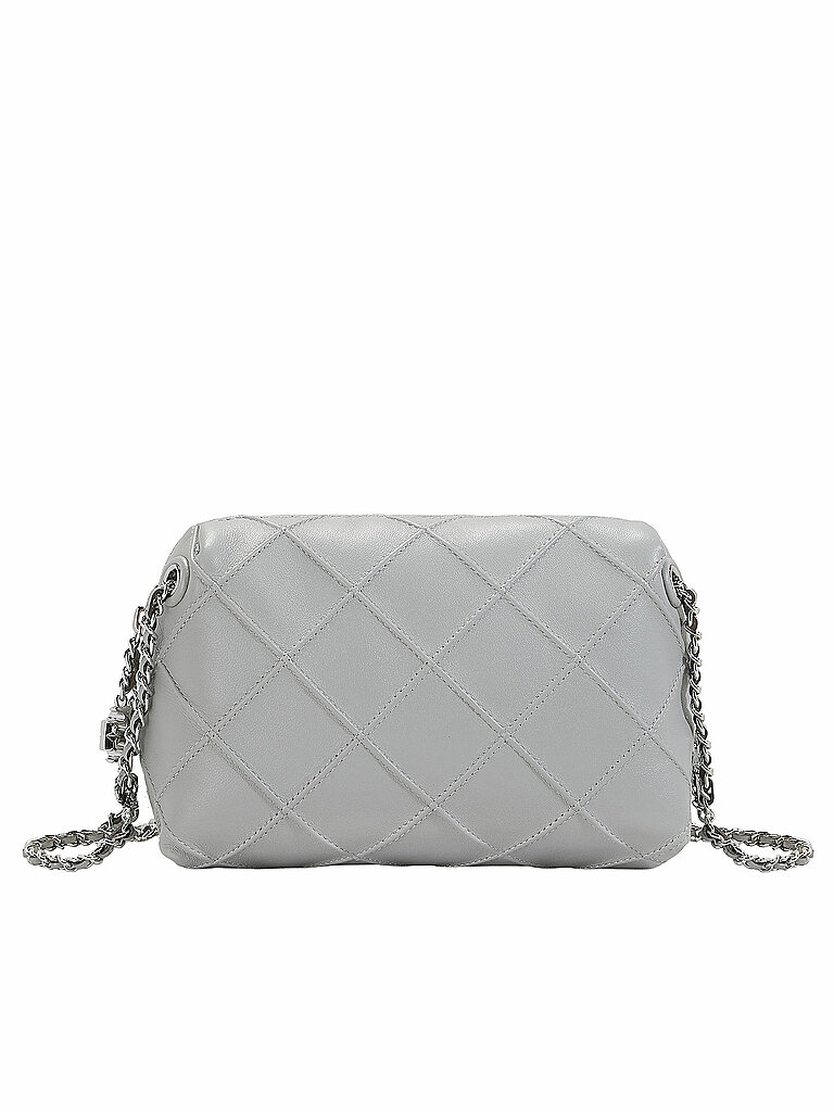 Bolso de cuero - Bandolera FLEMING Small gris