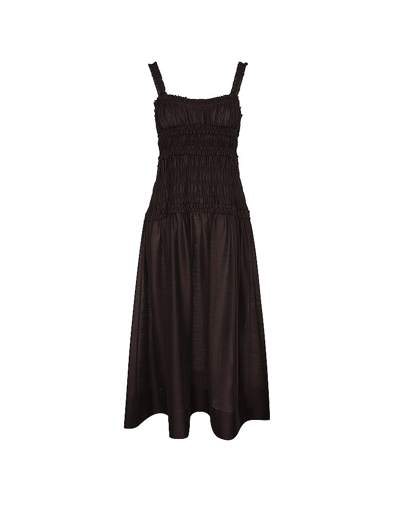 Tory Burch Maxivestido marrón XL