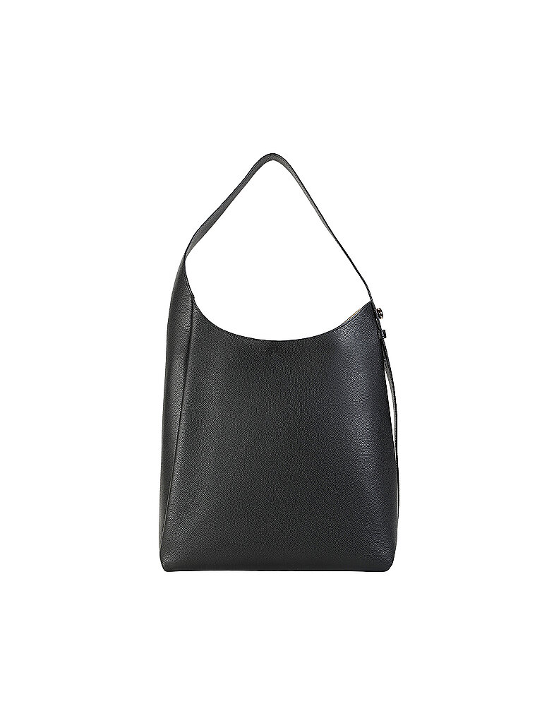 Tory Burch Bolso de cuero - Bolso Hobo ROMY negro