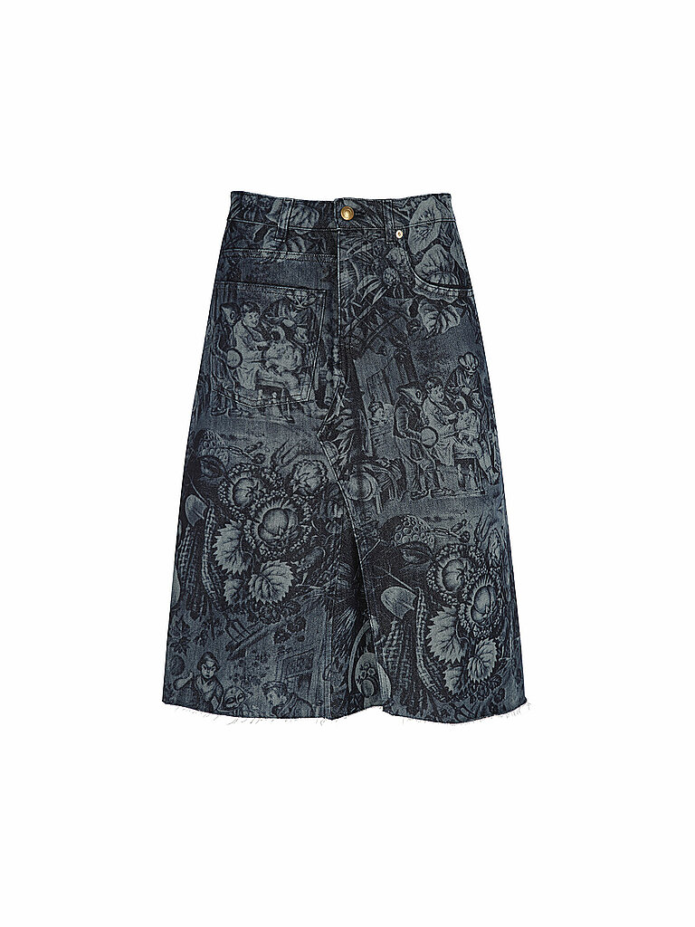 Tory Burch Falda vaquera azul 34