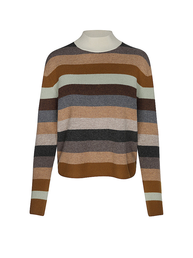 Rollkragenpullover gris M