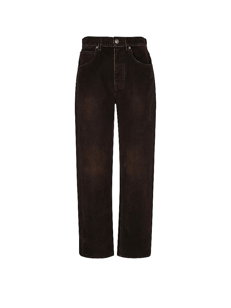 Jeans de pierna ancha marrón 27