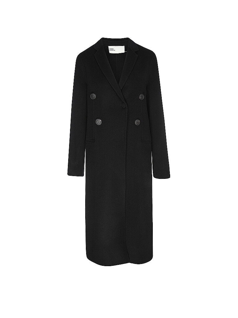 Abrigo de lana negro 38