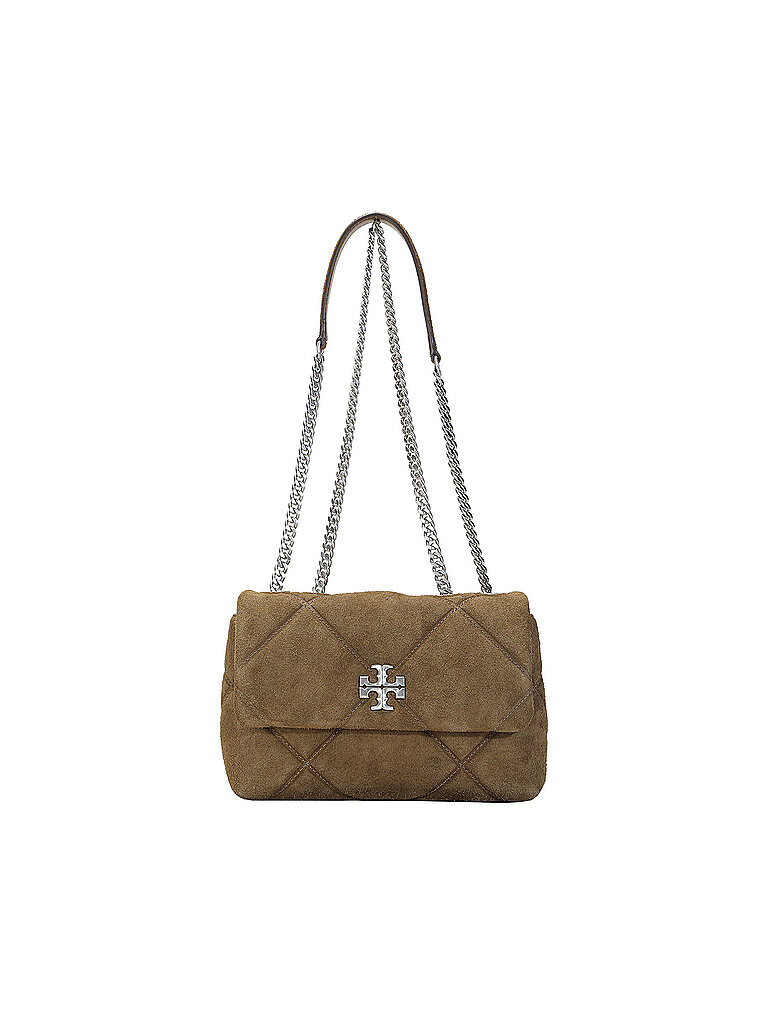 Tory Burch Bolso de cuero - Bolso bandolera KIRA oliva