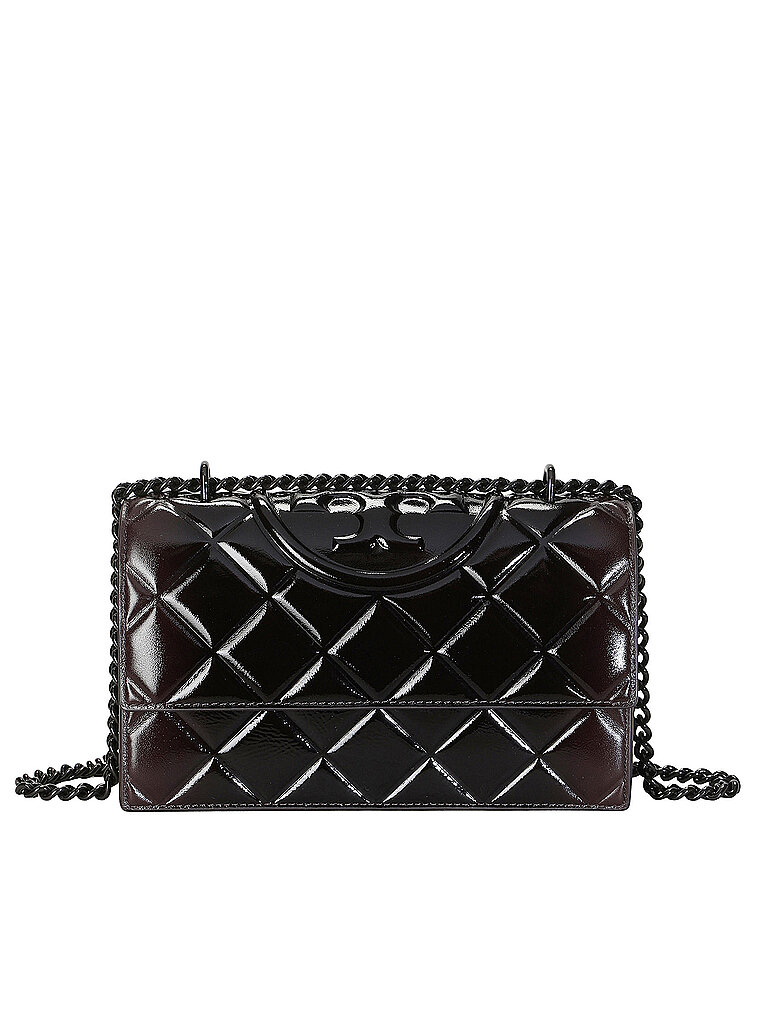 Tory Burch Bolso de piel - Bandolera FLEMING Small marrón