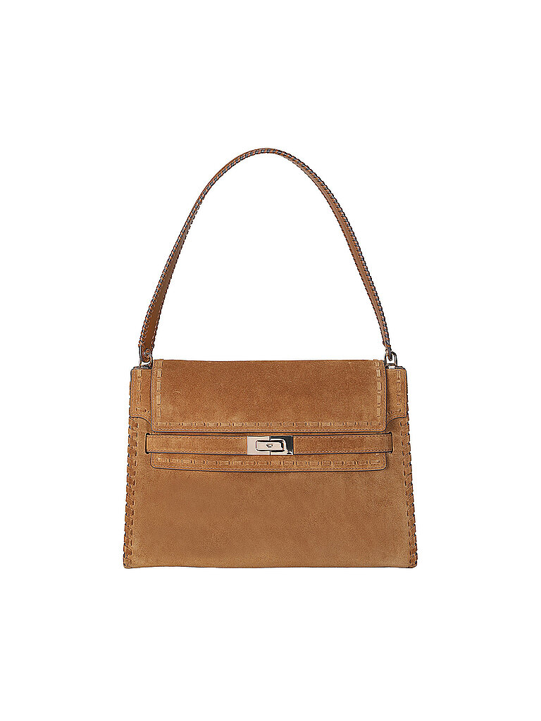 Bolso de cuero - Bolso de hombro LEE RADZIWILL Large camel