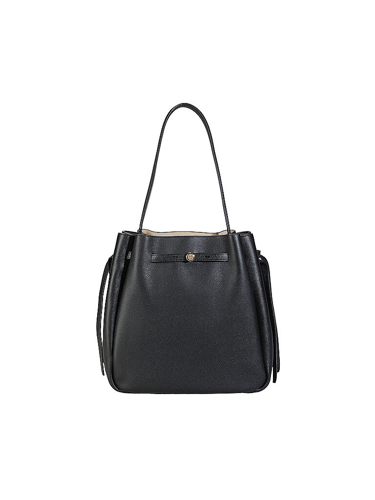Tory Burch Bolso de piel - Bucket Bag ROMY Large negro