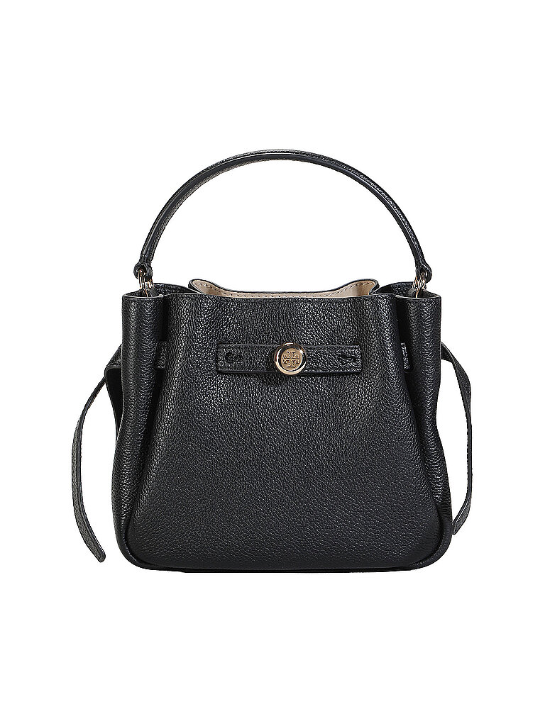 Tory Burch Bolso de piel - Bucket Bag ROMY Mini negro