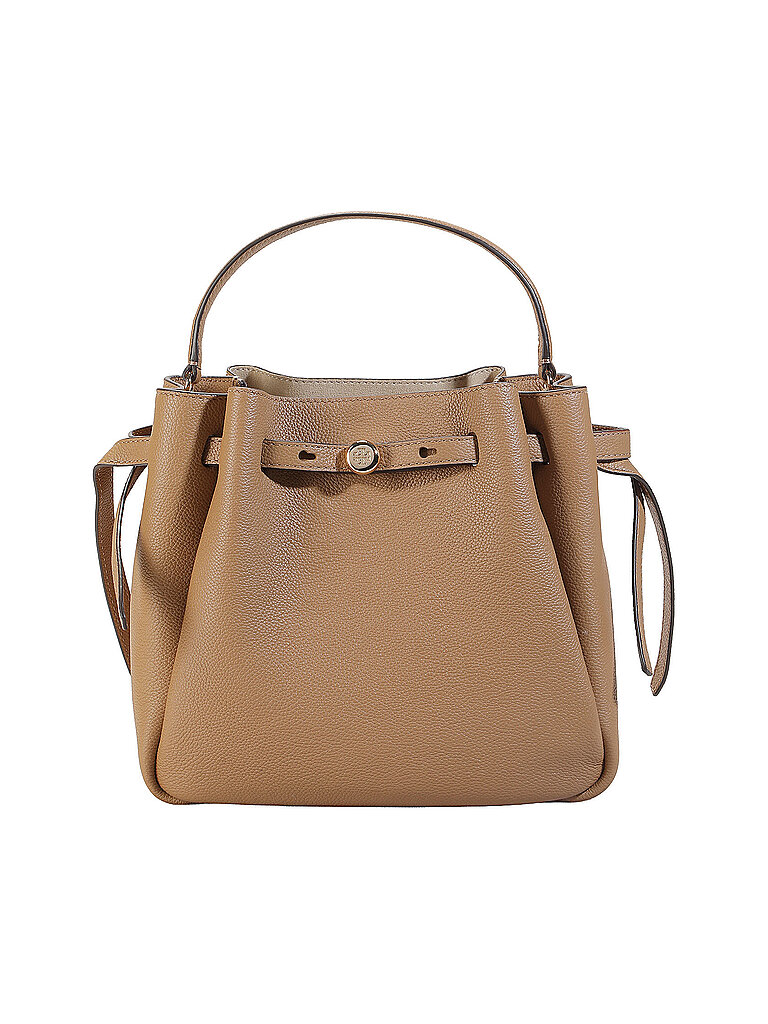 Bolso de piel - Bucket Bag ROMY marrón