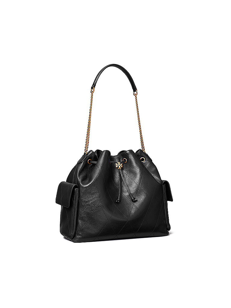 Tory Burch Bolso de cuero - Bolso de hombro CHARLIE Large negro