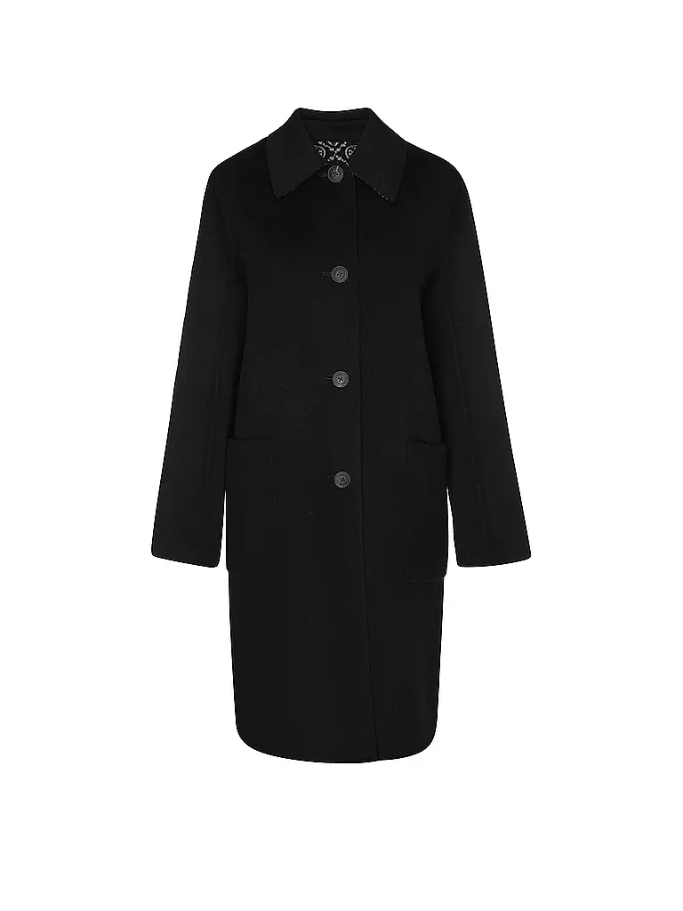 TORY BURCH | Abrigo de lana reversible | Negro