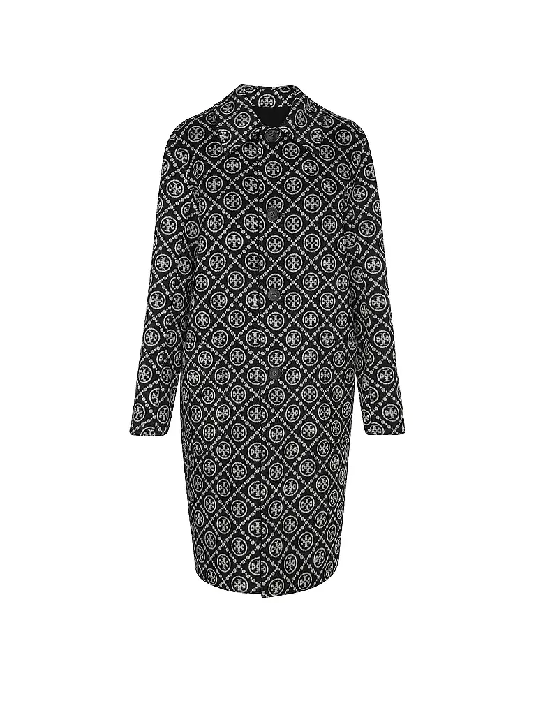 TORY BURCH | Abrigo de lana reversible | Negro
