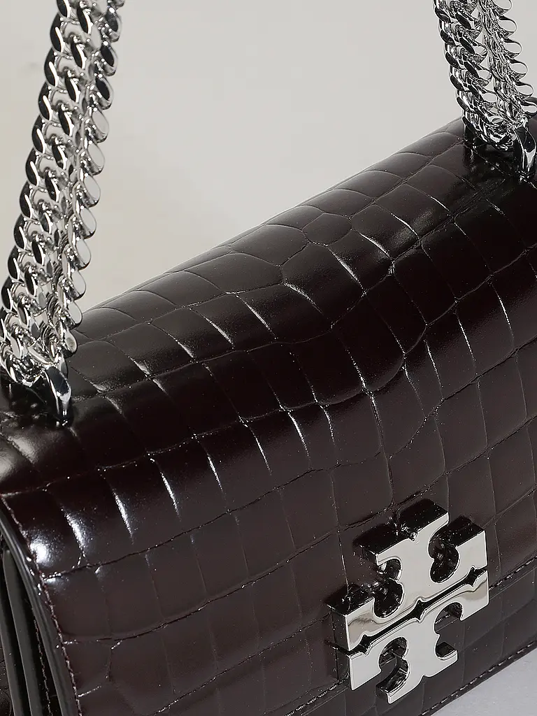 TORY BURCH | Bolso de cuero - Bolso bandolera ELEANOR Small | Marrón