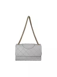 TORY BURCH | Bolso de cuero - Bolso bandolera FLEMING SOFT | Gris claro