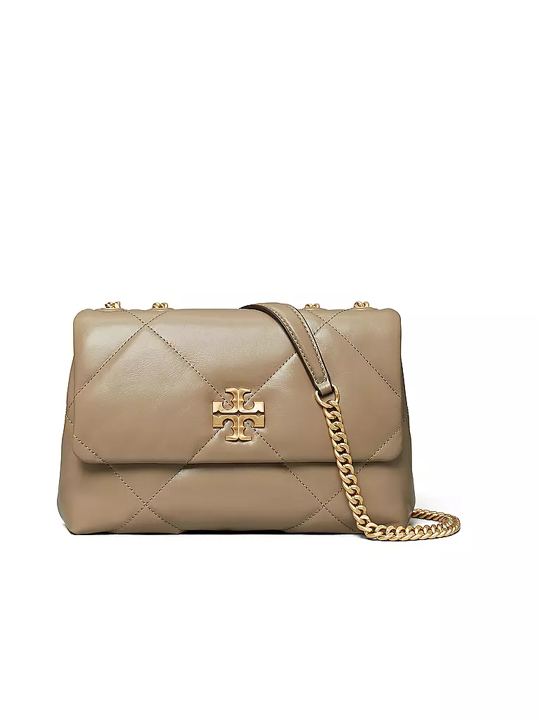 TORY BURCH | Bolso de cuero - Bolso bandolera KIRA DIAMOND Small | Beige