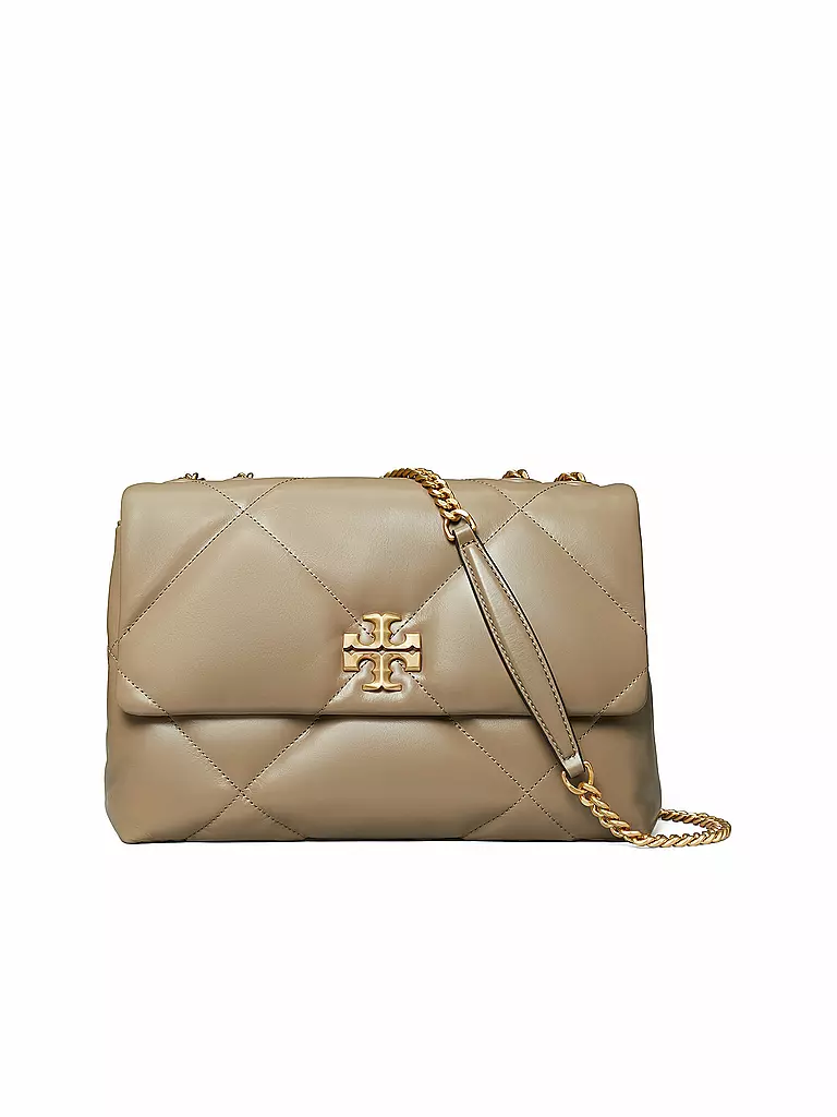 TORY BURCH | Bolso de cuero - Bolso bandolera KIRA DIAMOND | Beige