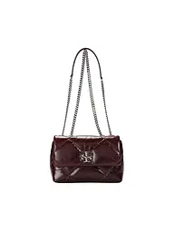 TORY BURCH | Bolso de cuero - Bolso bandolera KIRA | Rojo oscuro