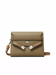 TORY BURCH | Bolso de cuero - Bolso bandolera LEE SHOULDER BAG | Gris