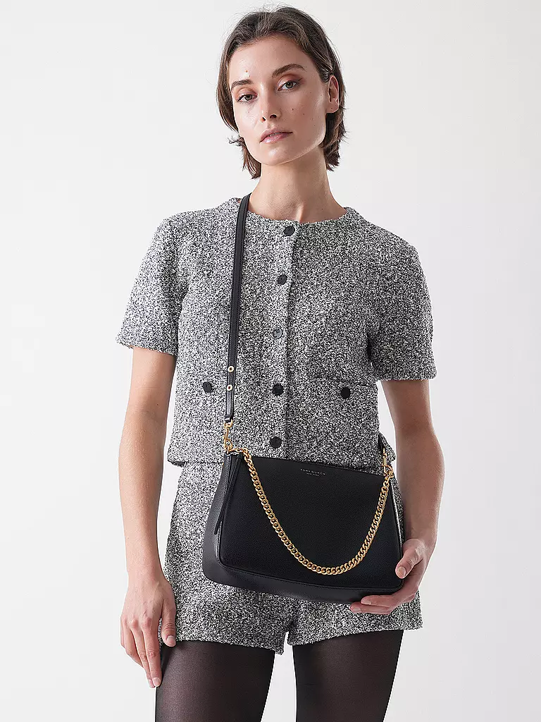 TORY BURCH | Bolso de cuero - Bolso bandolera PERRY | Negro