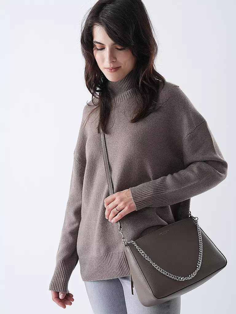 TORY BURCH | Bolso de cuero - Bolso bandolera PERRY | Gris