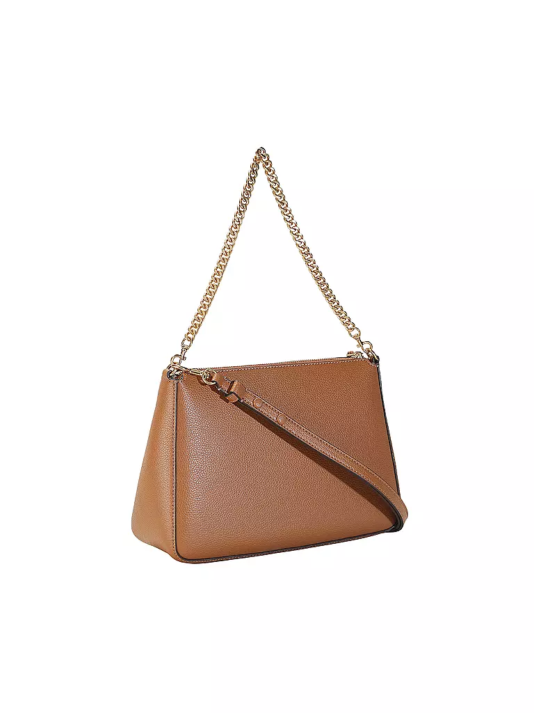TORY BURCH | Bolso de cuero - Bolso bandolera PERRY | Marrón claro