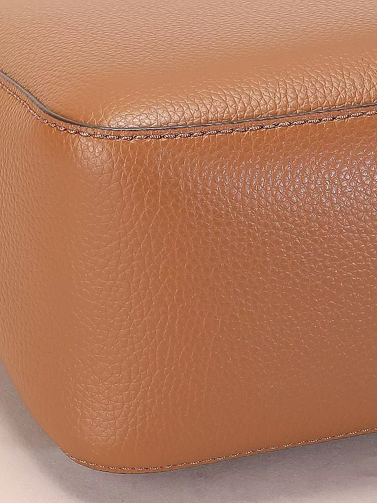 TORY BURCH | Bolso de cuero - Bolso bandolera PERRY | Marrón claro