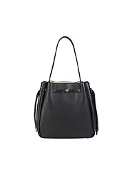 TORY BURCH | Bolso de cuero - Bolso bombonera ROMY Large | Negro