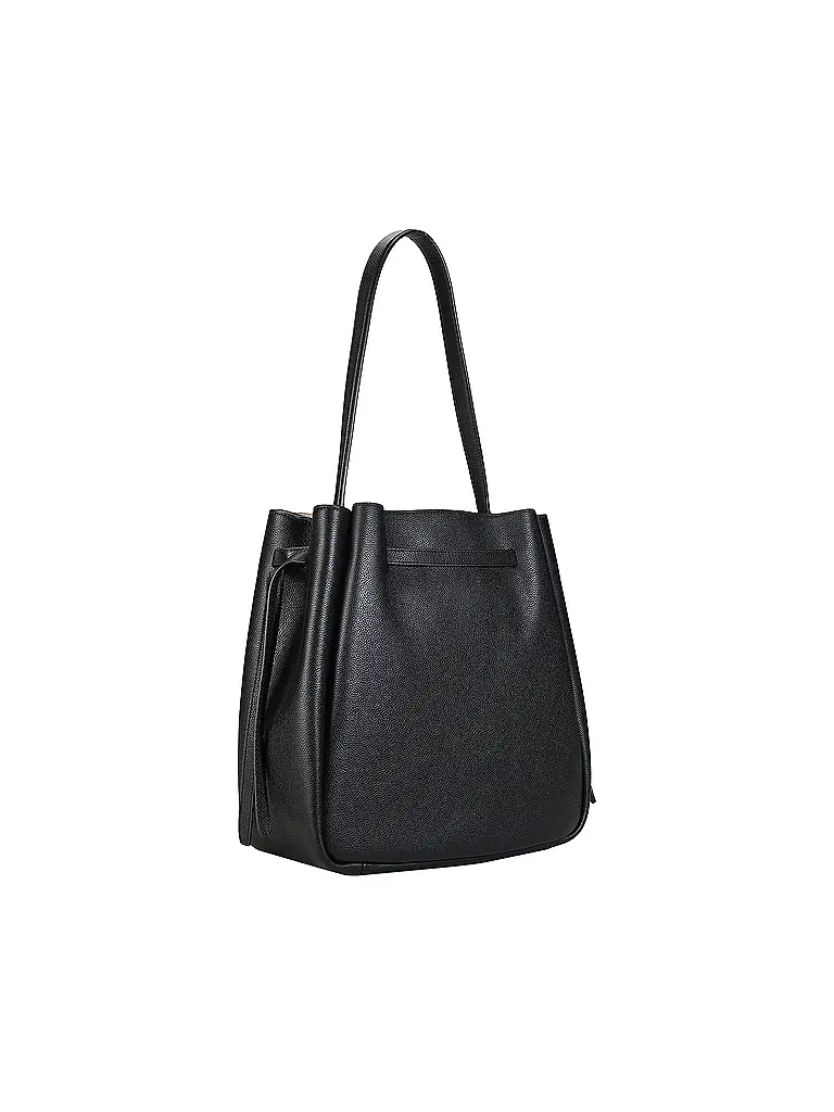 TORY BURCH | Bolso de cuero - Bolso bombonera ROMY Large | Negro