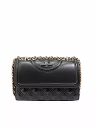 TORY BURCH | Bolso de cuero - Bolso de hombro FLEMING Small | Negro