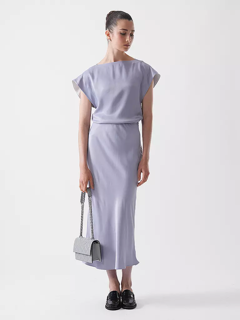 TORY BURCH | Bolso de cuero - Bolso de hombro FLEMING SMALL | Gris