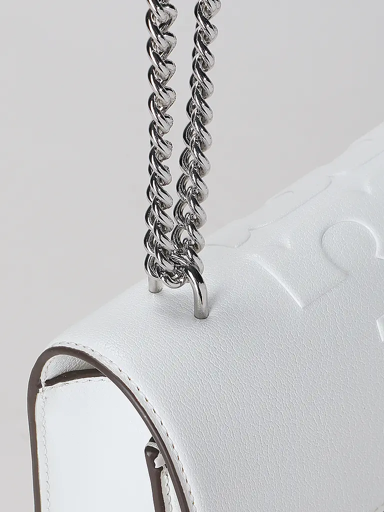 TORY BURCH | Bolso de cuero - Bolso de hombro FLEMING Small | Blanco