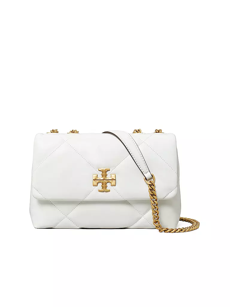 TORY BURCH | Bolso de cuero - Bolso de hombro KIRA DIAMOND | Blanco