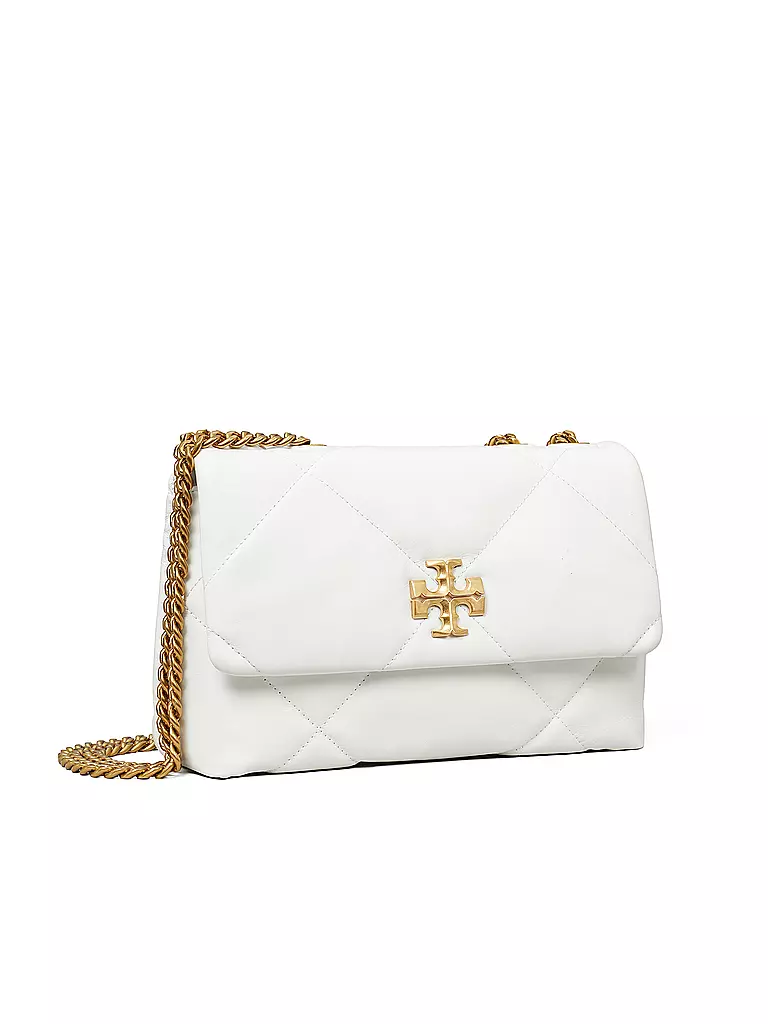 TORY BURCH | Bolso de cuero - Bolso de hombro KIRA DIAMOND | Blanco