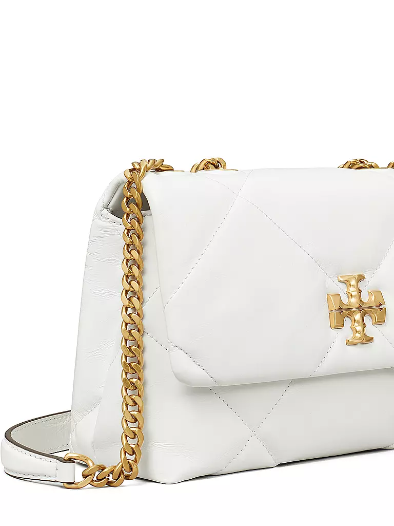 TORY BURCH | Bolso de cuero - Bolso de hombro KIRA DIAMOND | Blanco