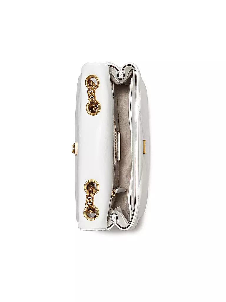 TORY BURCH | Bolso de cuero - Bolso de hombro KIRA DIAMOND | Blanco