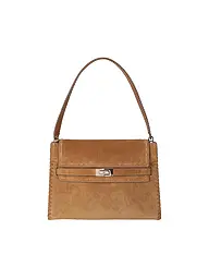 TORY BURCH | Bolso de cuero - Bolso de hombro LEE RADZIWILL Large | Camel