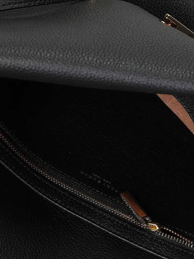 TORY BURCH | Bolso de cuero - Bolso de hombro LEE RADZIWILL Large | Negro