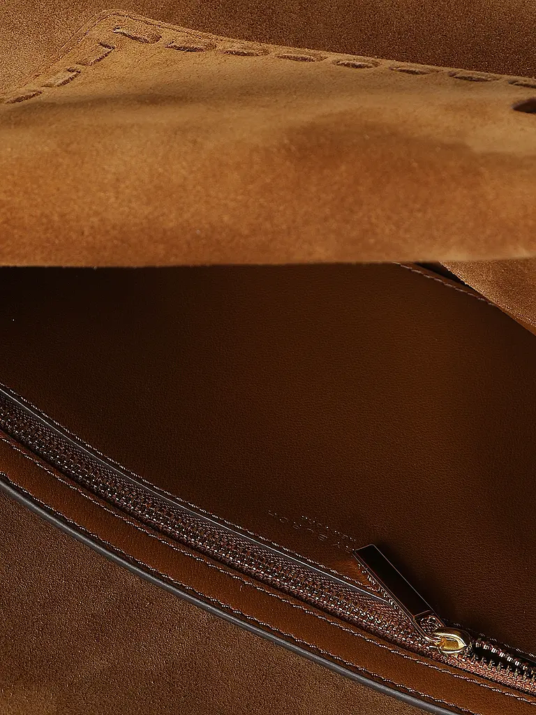 TORY BURCH | Bolso de cuero - Bolso de hombro LEE RADZIWILL Large | Camel