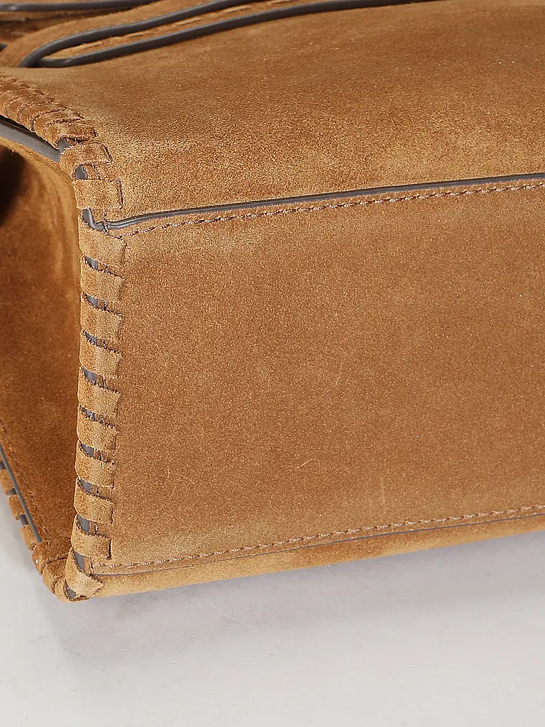 TORY BURCH | Bolso de cuero - Bolso de hombro LEE RADZIWILL Large | Camel