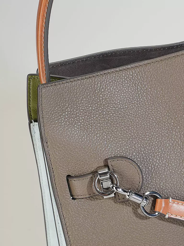 TORY BURCH | Bolso de cuero - Bolso de mano Double Bag LEE RADZIWILL Small | 
