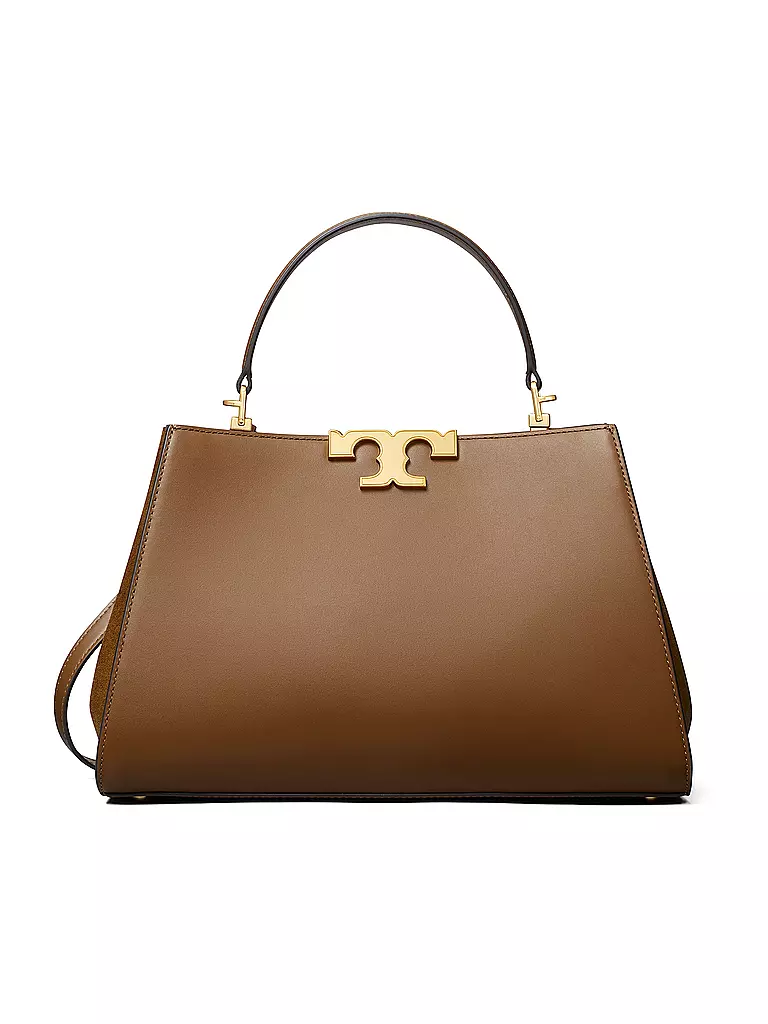 TORY BURCH | Bolso de cuero - Bolso de mano ELEANOR | Marrón
