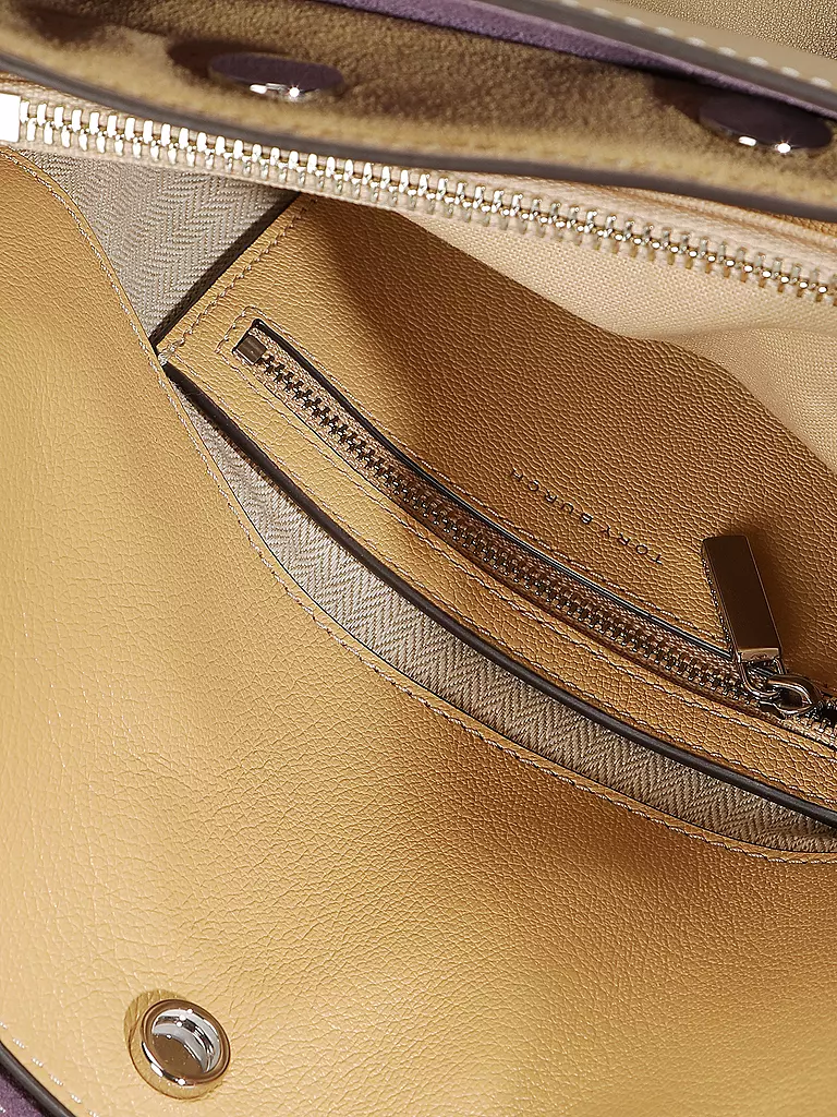 TORY BURCH | Bolso de cuero - Bolso de mano LEE RADZIEILL Small | Beige